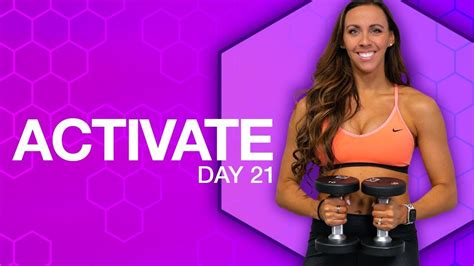 45 Minute Full Body with Cardio Finisher Workout | ACTIVATE - Day 21 | Upper body hiit workouts ...
