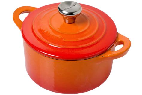 Le Creuset mini cocotte 10 cm, 0,3L orange-red | Advantageously ...