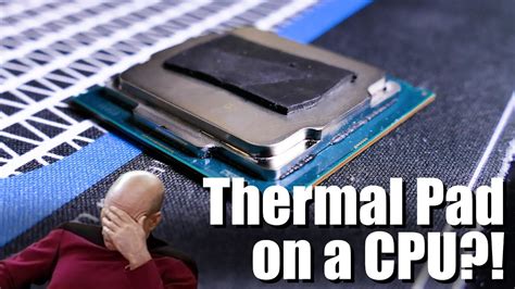 Thermal Pad Instead of Thermal Paste? - YouTube