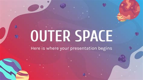 Outer Space Google Slides theme & PowerPoint template