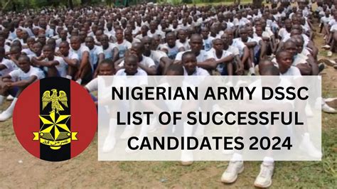 Nigerian Army (DSSC) Shortlisted Candidates 2024/2025 for Training is Out - Recruitment Afrique