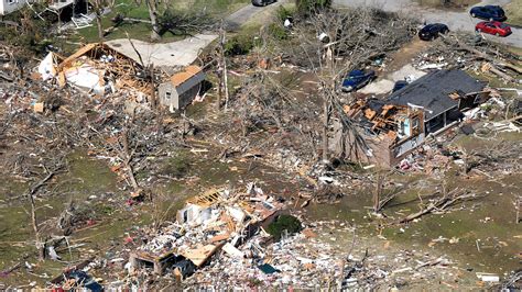 Aerial photos show damage of tornado that hit Nashville and Tennessee