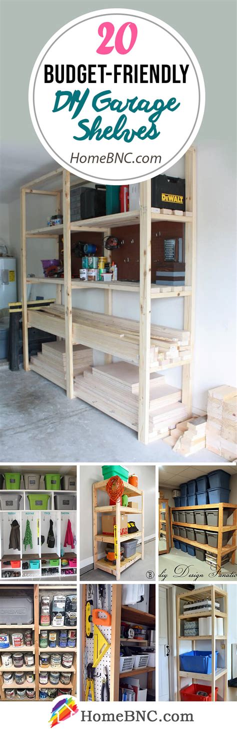 20 Best DIY Garage Shelves for Efficient Organizing in 2023