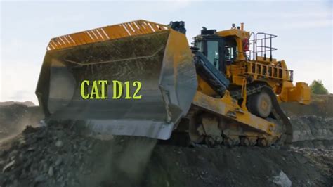 Caterpillar D12 Bulldozer - YouTube