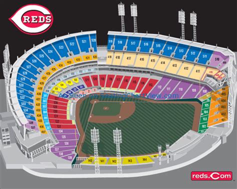 Great American Ball Park, Cincinnati OH - Seating Chart View