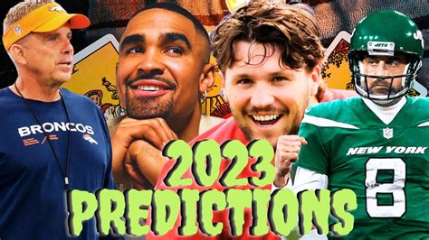 NFL 2023 SEASON PREDICTIONS!!! - YouTube