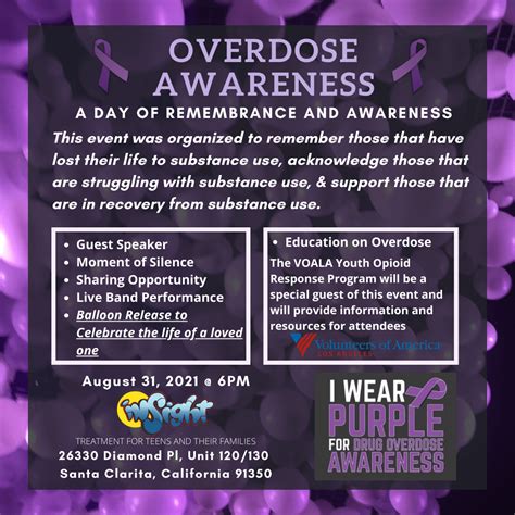 International Overdose Awareness Day - Insight Santa Clarita