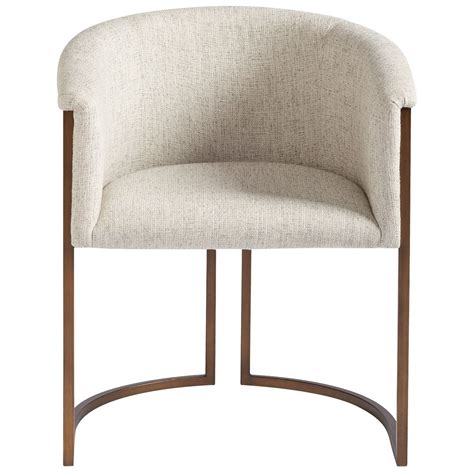 Khloe Modern Classic Grey Upholstered Metal Round Dining Arm Chair | Universal furniture, Dining ...