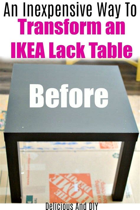 Ikea lack table makeover using a stencil – Artofit