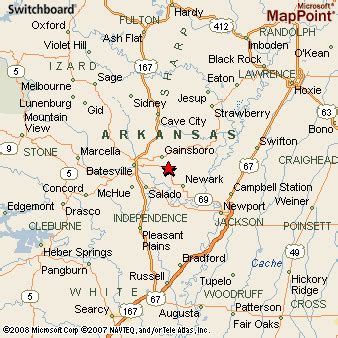 Where is Sulphur Rock, Arkansas? see area map & more