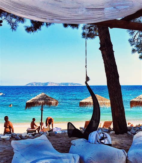 Relax at La Scala Beach Bar in Thassos, Greece