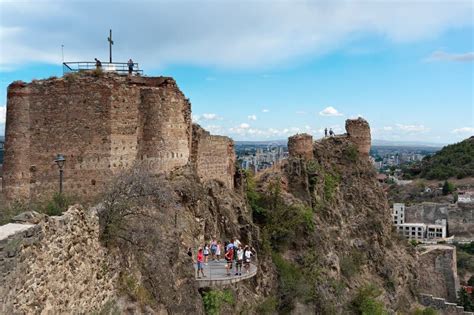 Narikala Fortress In Tbilisi, Georgia Editorial Stock Photo - Image of destination, narikala ...