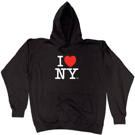 I Love New York Black Comfy Hoodie Sweatshirt – CityDreamShop