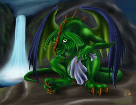 Sad little Dragon by DamienMuerte on DeviantArt