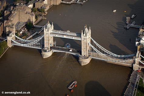 aeroengland | aerial photograph of Tower Bridge London UK