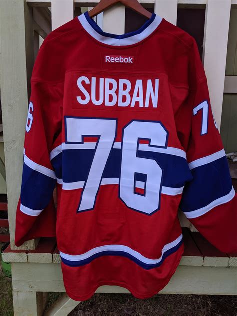 [FS] Team Issued Montreal Canadiens jersey customized with Subban. $200 ...