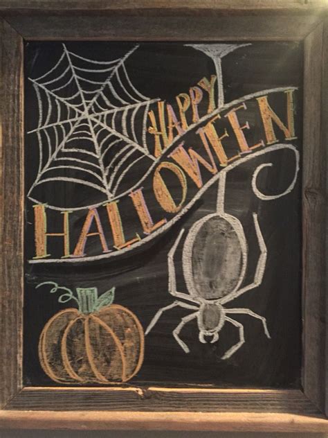 Halloween chalkboard Halloween chalk board Halloween Tableau, Halloween ...