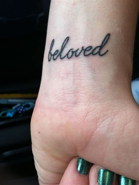 beloved tattoo - Google Search | Beloved tattoo, Inspirational tattoos, Tattoos