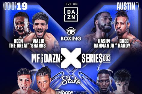 Misfits Boxing: ‘Hardy vs. Rahman’ fight card, DAZN lineup for Nov. 19 ...