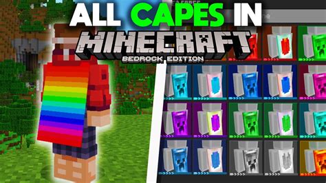 How To Get Every Cape In Minecraft Bedrock | 2022 - YouTube