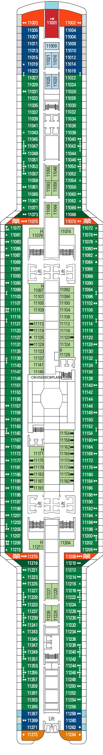 Msc Seaside Deck Plan : Msc seaside, deck by deck.