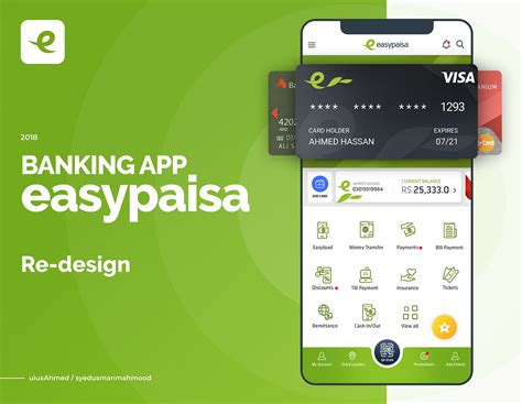 Banking App Re-design / easypaisa on Behance