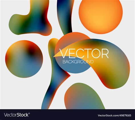 Abstract glowing shapes background Royalty Free Vector Image