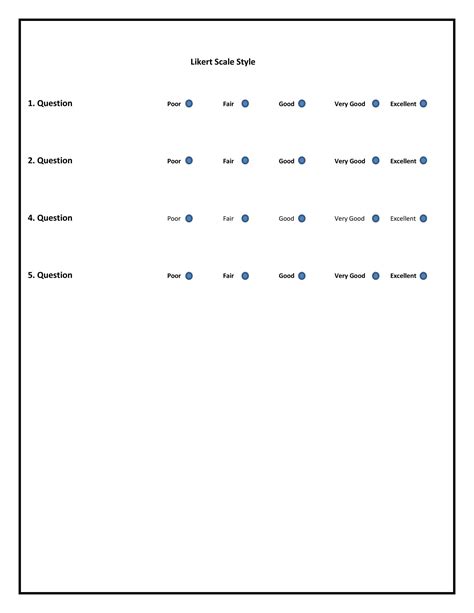 30 Free Likert Scale Templates & Examples - Template Lab