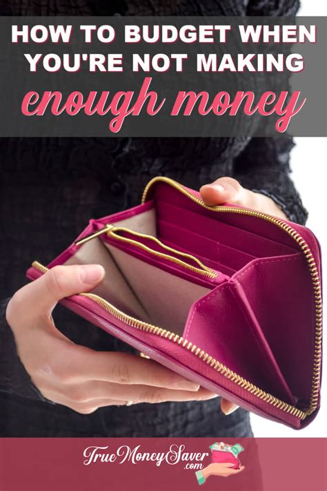 How To Budget When You're Not Making Enough Money