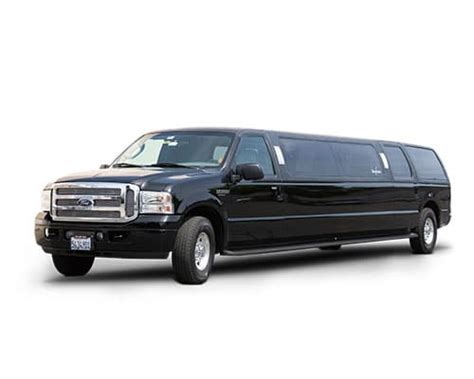 Ford Excursion Stretch Limo - Black Edition - Baja Limo