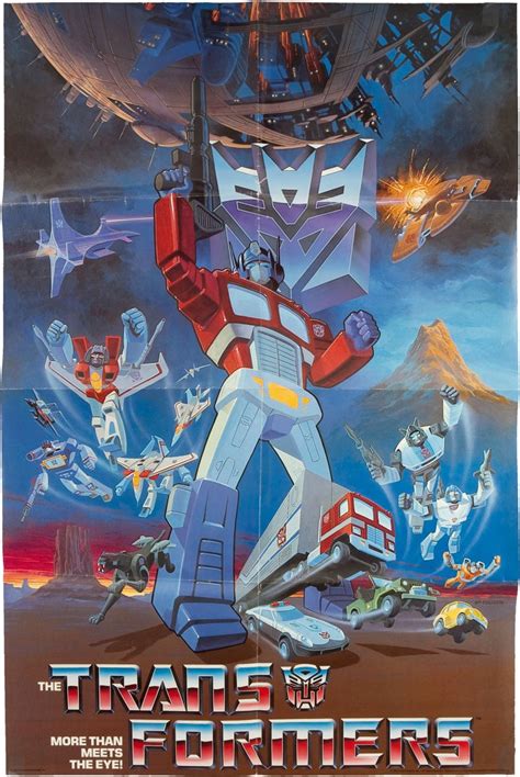 The Marvel Comics of the 1980s — Transformers TV Series Poster (Sunbow Productions ...