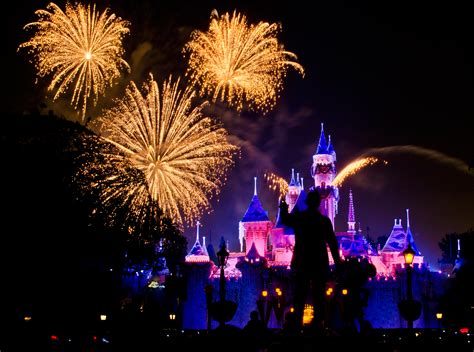 Disneyland Castle Fireworks