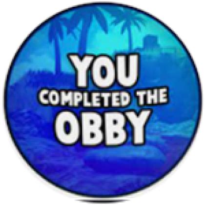 Completed Easy Obby - Roblox