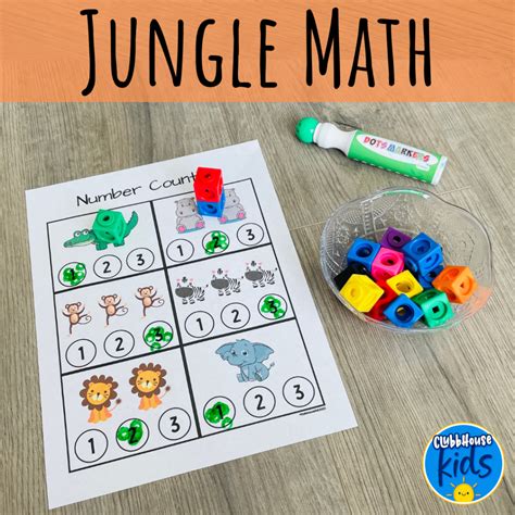 5 Jungle Math Activities To Explore In A Preschool Classroom - ClubbhouseKids