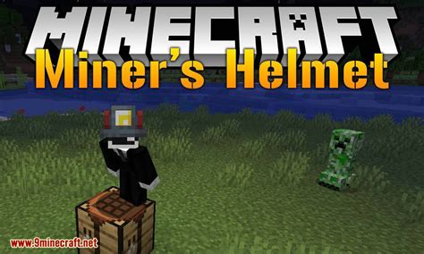 Miner's Helmet Mod 1.16.5/1.15.2 (Helmet with Dynamic Lighting) - 9Minecraft.Net