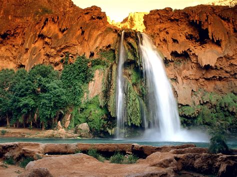 Havasu Falls Wallpaper Waterfalls Nature Wallpapers in jpg format for ...