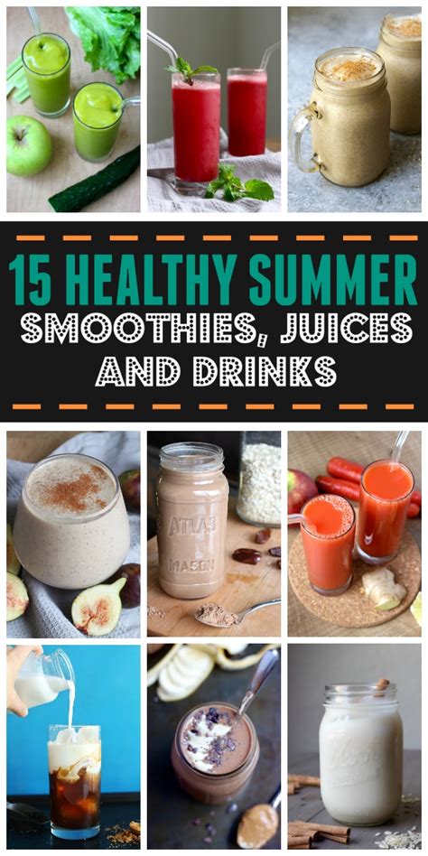 15 Healthy Summer Smoothies, Juices and Iced Drinks - The Conscientious Eater