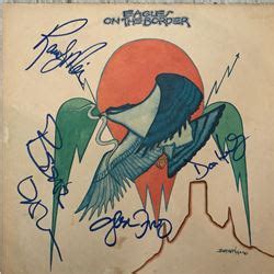 Signed Eagles On The Border Album Cover