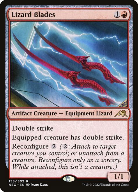 Lizard Blades - Kamigawa: Neon Dynasty - MTG Print