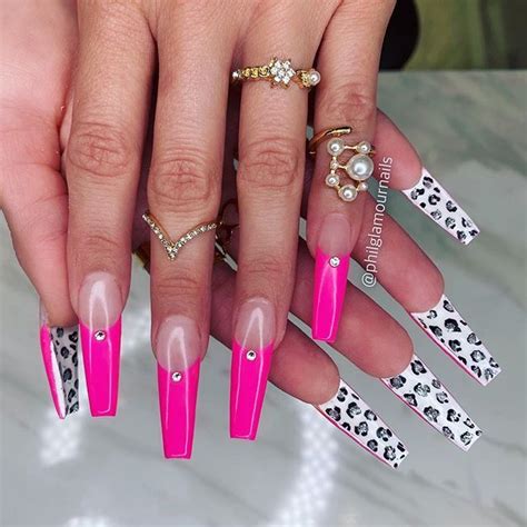 #hotpinknails #cheetahnails #cheetah #nails #nailart #naildesigns #philglamournails #philnails # ...