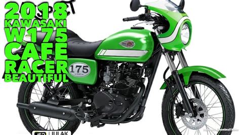 2018 Kawasaki W175 Cafe Racer : handsome - YouTube