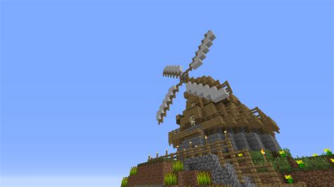 Windmill | Fully Functional – Minecraft Building Inc