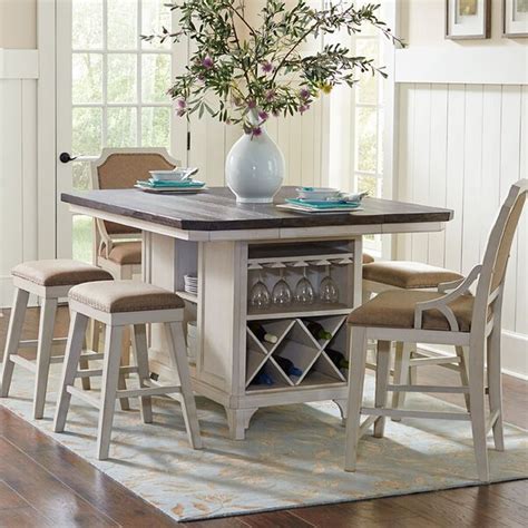 Kitchen Island With 4 Stools | Wayfair