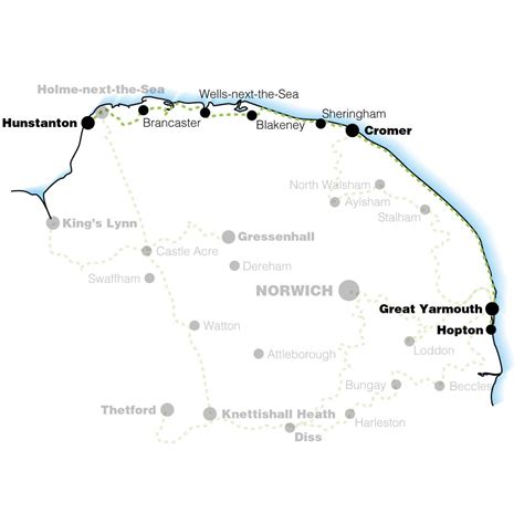 Routes: Norfolk Coast Path - HikeHelp