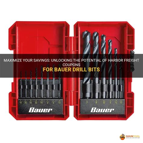 Maximize Your Savings: Unlocking The Potential Of Harbor Freight Coupons For Bauer Drill Bits ...