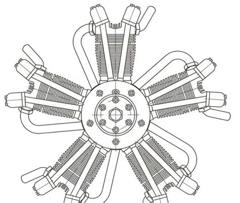 Plan: 5 Cylinder Radial Engine | Martin Ohrndorf Modellbau & Technik