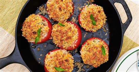 Cheesy Stuffed Tomatoes Recipe