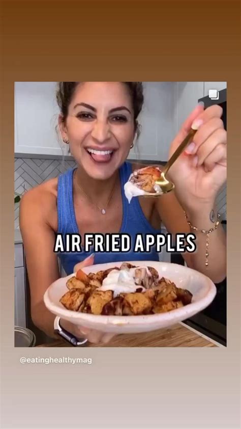 Air fried apples | Apple recipes, Recipes, Healthy snacks