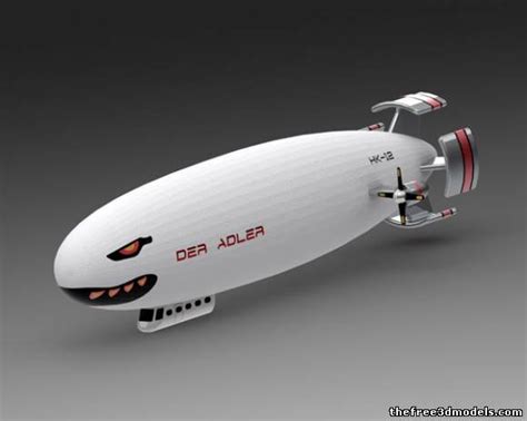 Airship Free 3D Model - . - Free3D