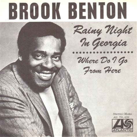 Brook Benton – Rainy Night In Georgia (1970, Vinyl) - Discogs